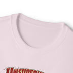 Unsupervised Again Tee — Funny Vacation Cabin Graphic T‑Shirt