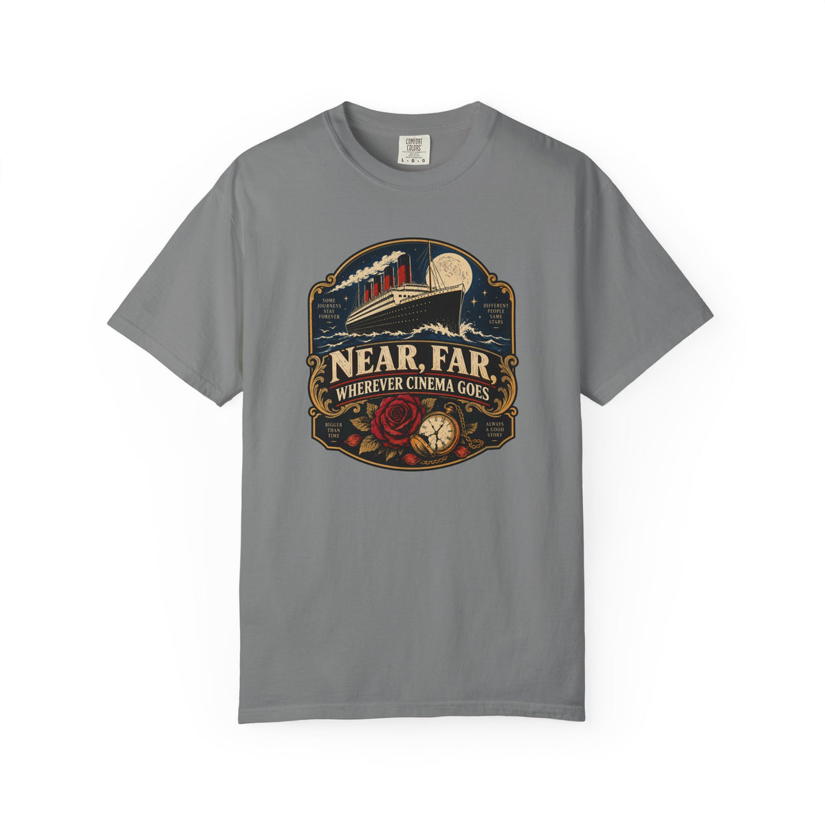 Near, Far Wherever Cinema Goes  T-Shirt