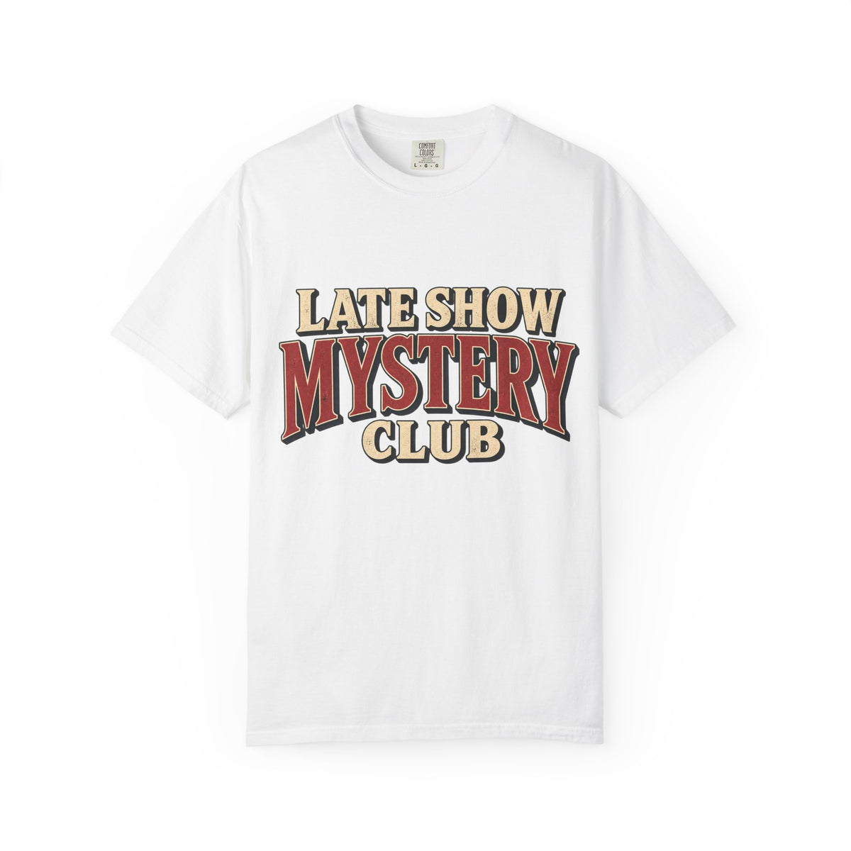 Mystery Club T-Shirt — "Late Show" Vintage Detective Graphic