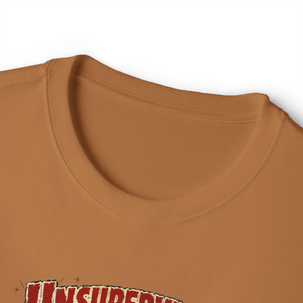 Unsupervised Again Tee — Funny Vacation Cabin Graphic T‑Shirt