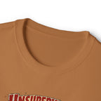 Unsupervised Again Tee — Funny Vacation Cabin Graphic T‑Shirt