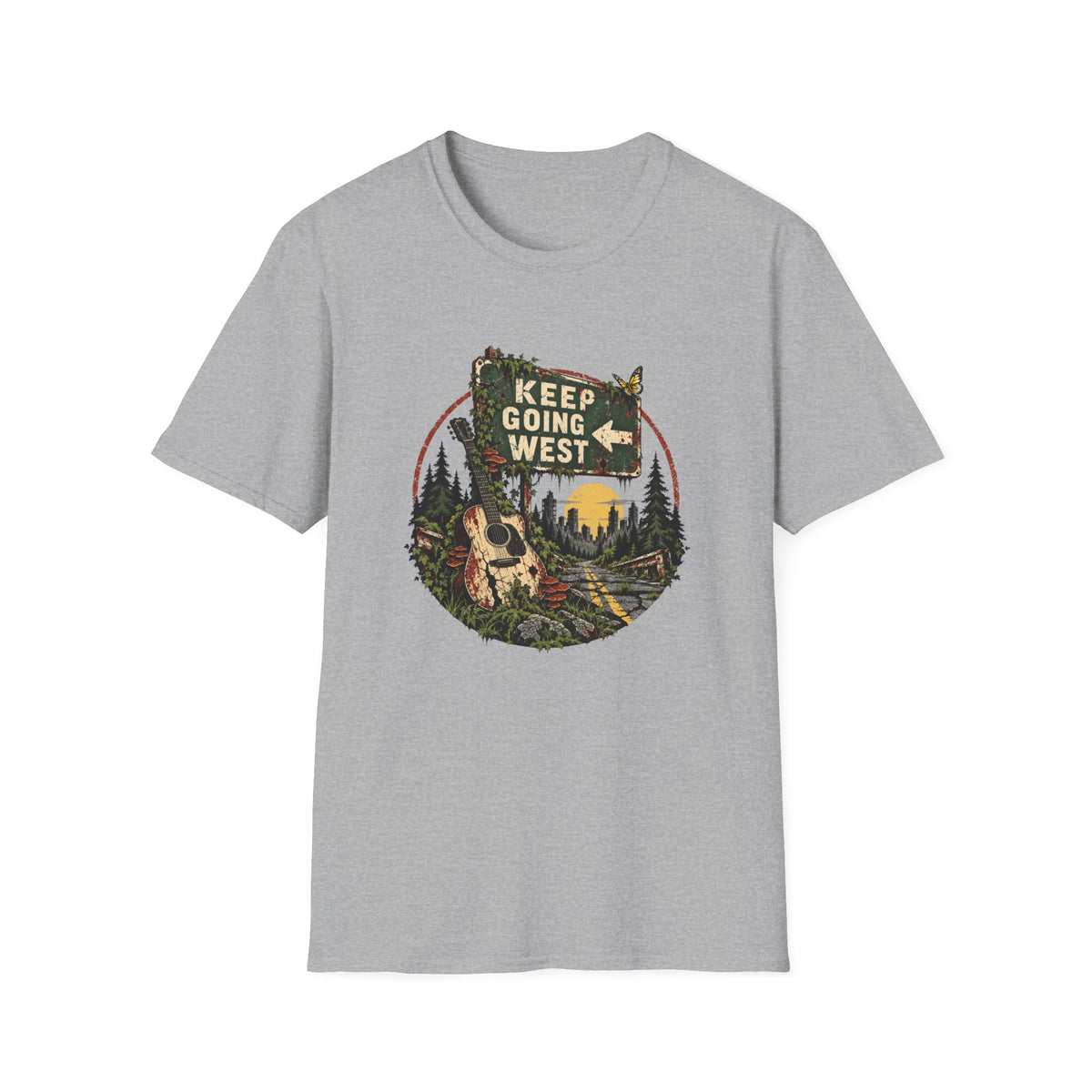 Keep Going West  T‑Shirt