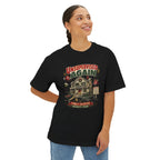 Unsupervised Again Tee — Funny Vacation Cabin Graphic T‑Shirt