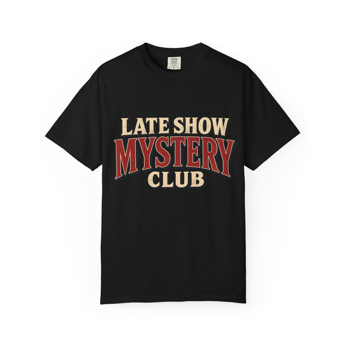 Mystery Club T-Shirt — "Late Show" Vintage Detective Graphic