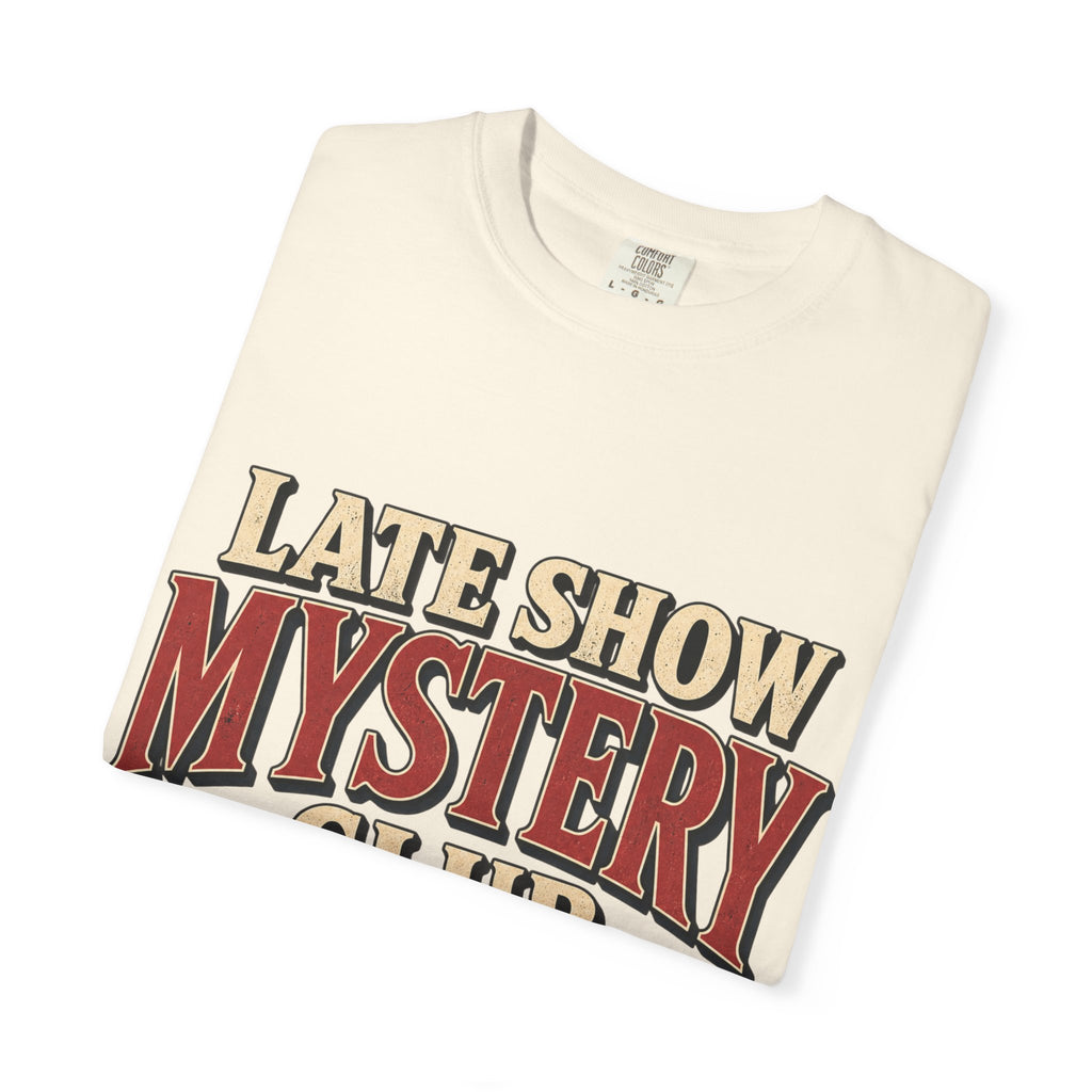 Mystery Club T-Shirt — "Late Show" Vintage Detective Graphic
