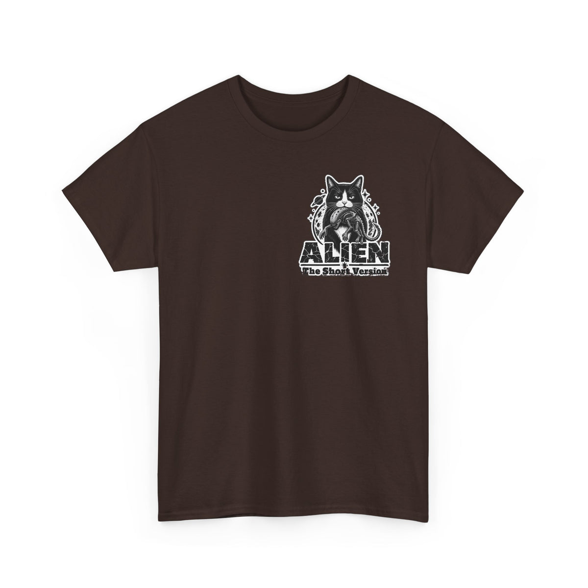 T-Shirt — 'ALIEN The Short Version' Cat Graphic Tee