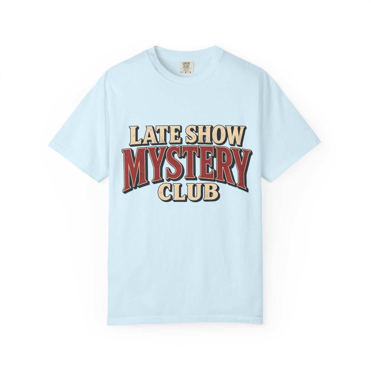 Mystery Club T-Shirt — "Late Show" Vintage Detective Graphic
