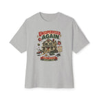 Unsupervised Again Tee — Funny Vacation Cabin Graphic T‑Shirt