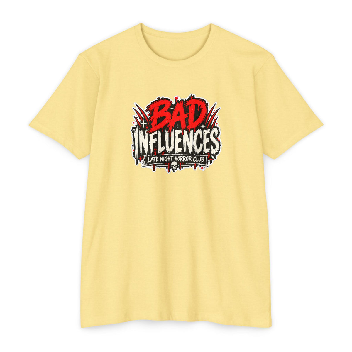 Bad Influences Horror T-Shirt — Jason & Freddy Retro Graphic Tee