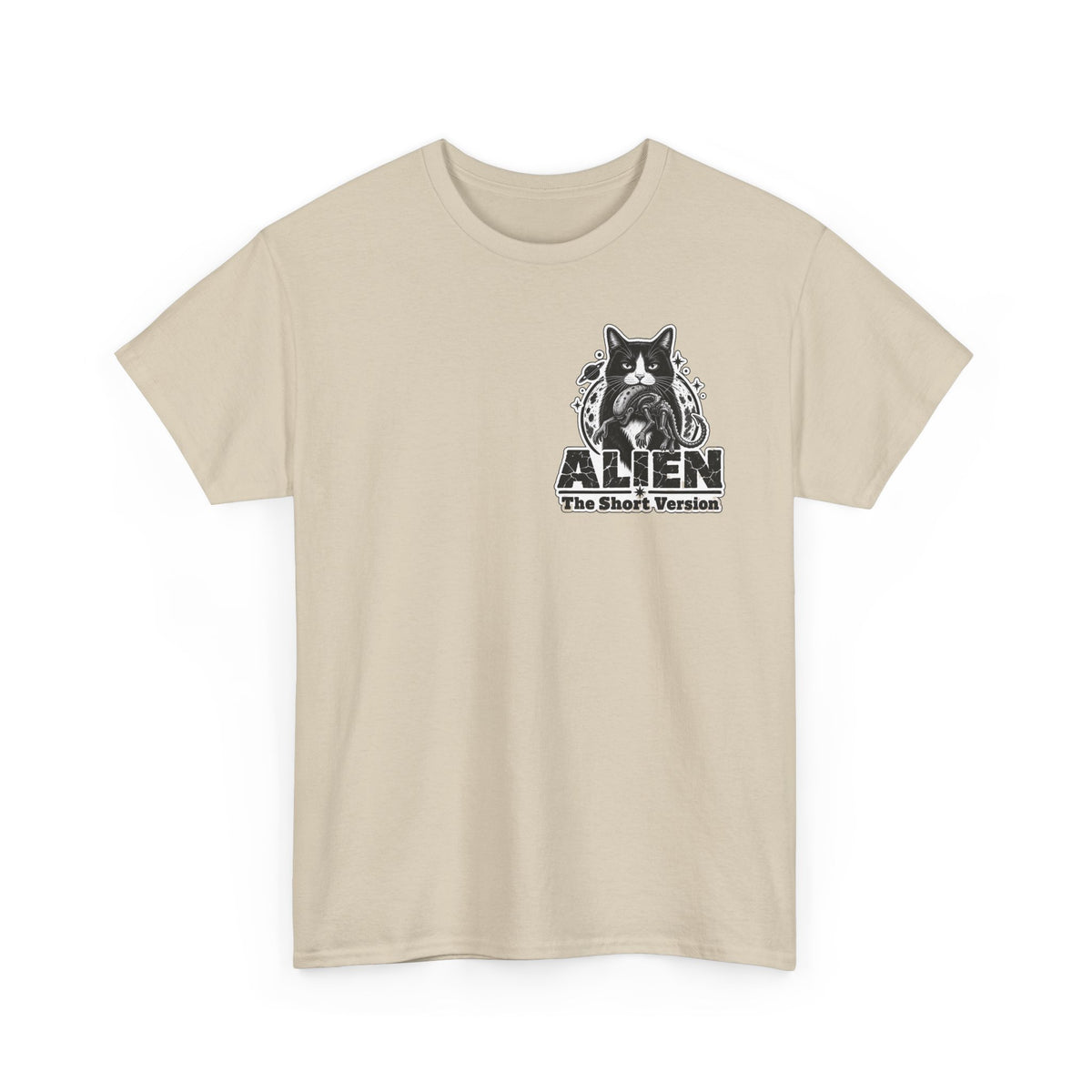 T-Shirt — 'ALIEN The Short Version' Cat Graphic Tee