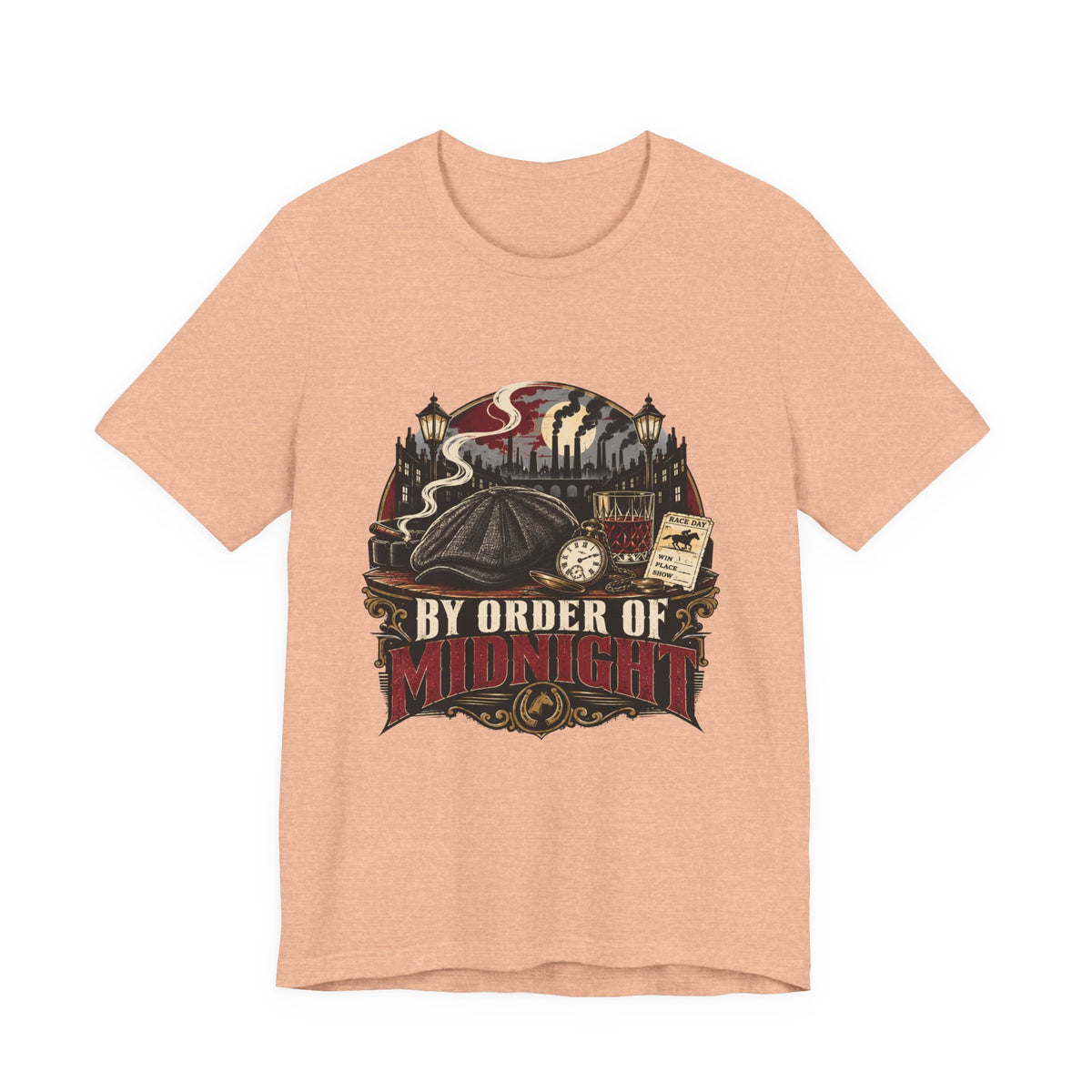 By Order of Midnight T-Shirt – Gothic Vintage Night City Graphic Tee
