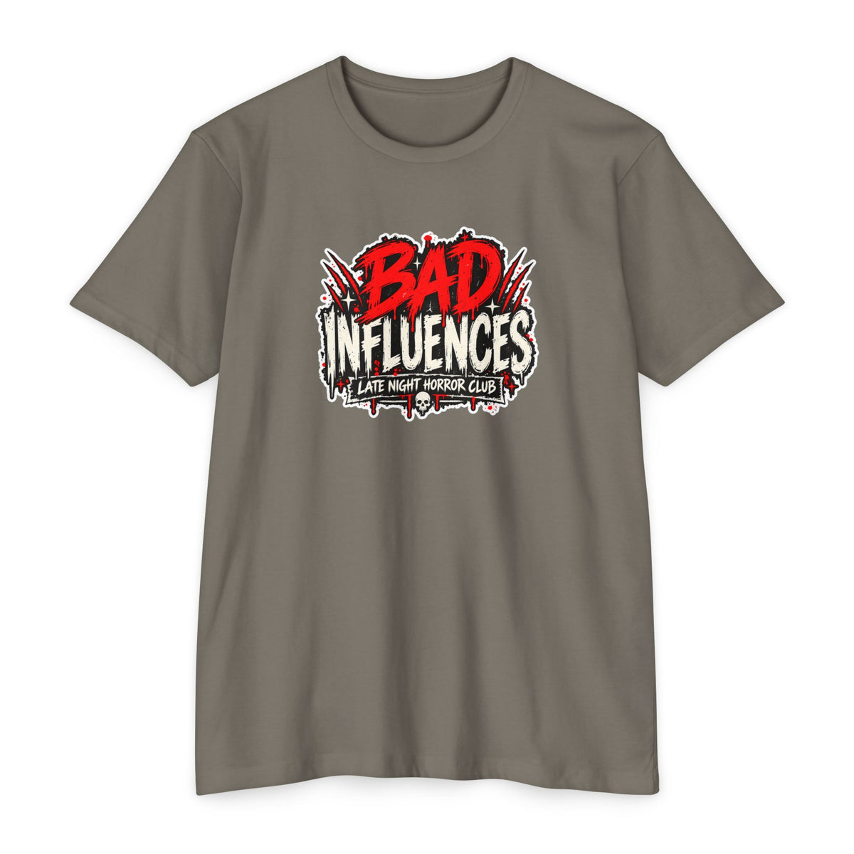Bad Influences Horror T-Shirt — Jason & Freddy Retro Graphic Tee