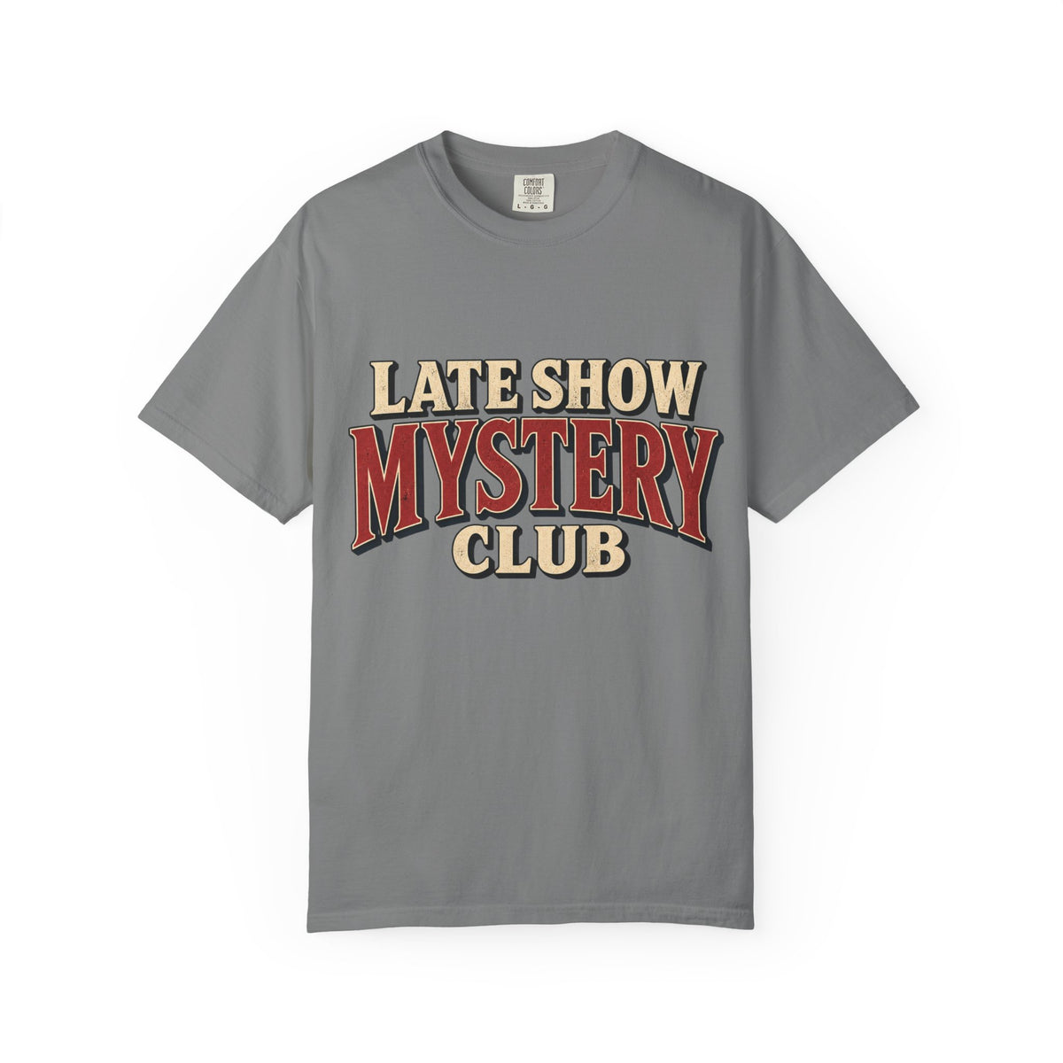 Mystery Club T-Shirt — "Late Show" Vintage Detective Graphic