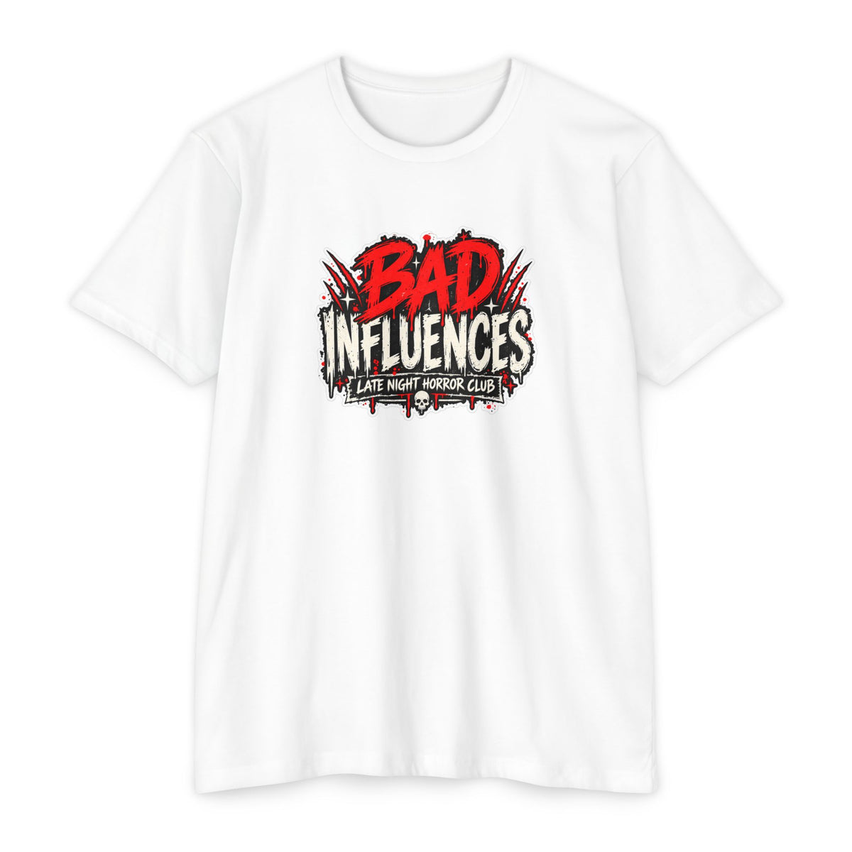Bad Influences Horror T-Shirt — Jason & Freddy Retro Graphic Tee