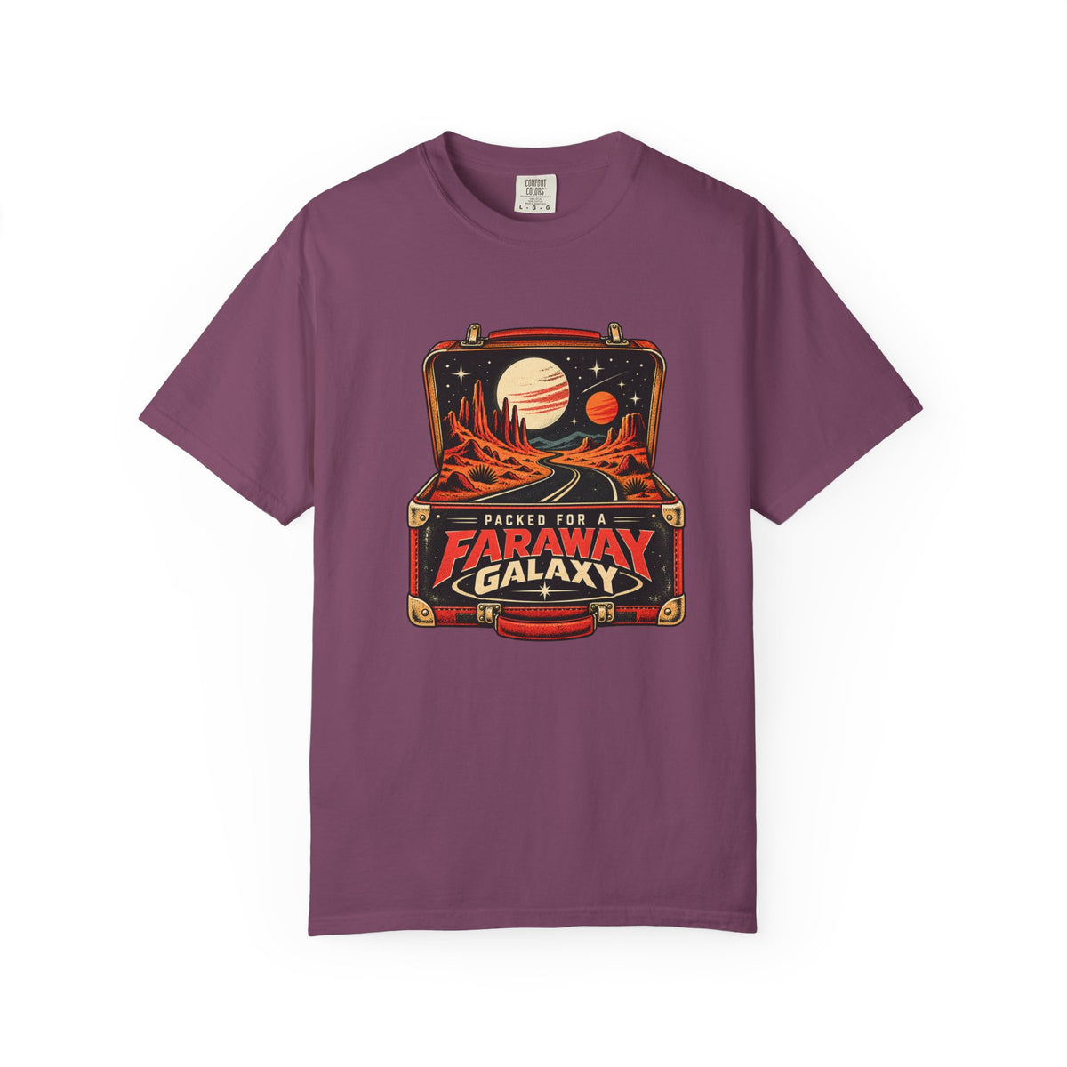 Faraway Galaxy T-Shirt — Vintage Space Travel Graphic Tee