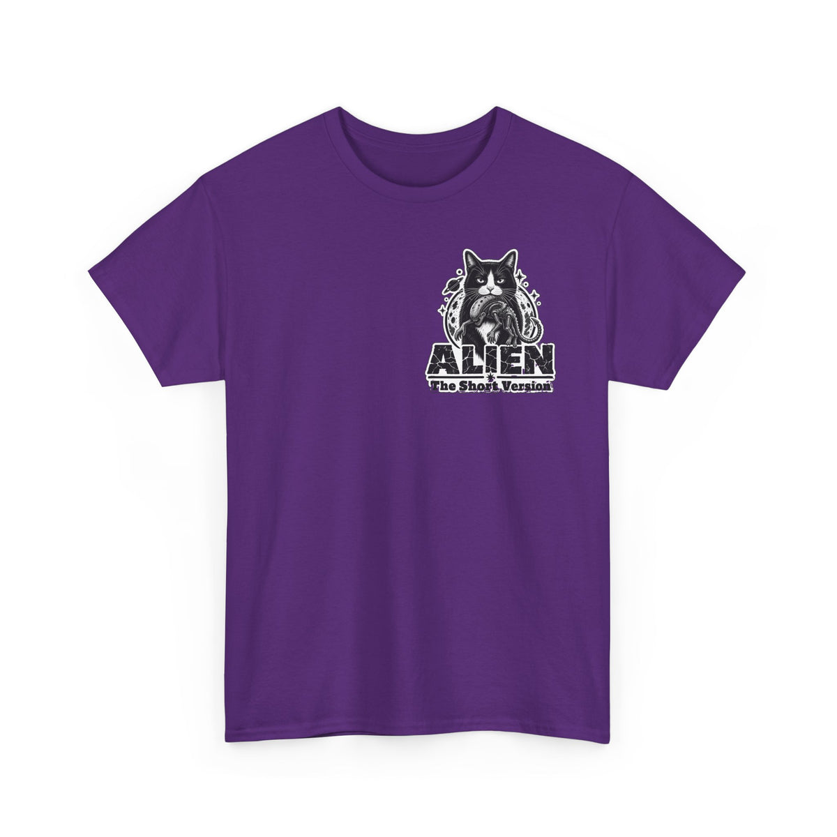 T-Shirt — 'ALIEN The Short Version' Cat Graphic Tee