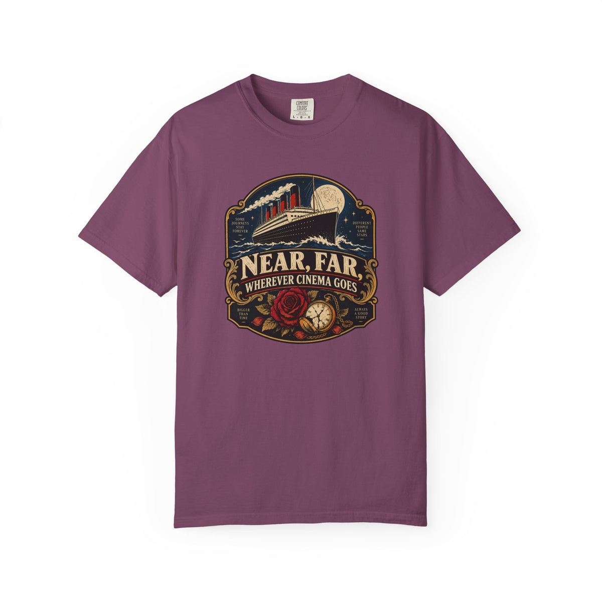 Near, Far Wherever Cinema Goes  T-Shirt