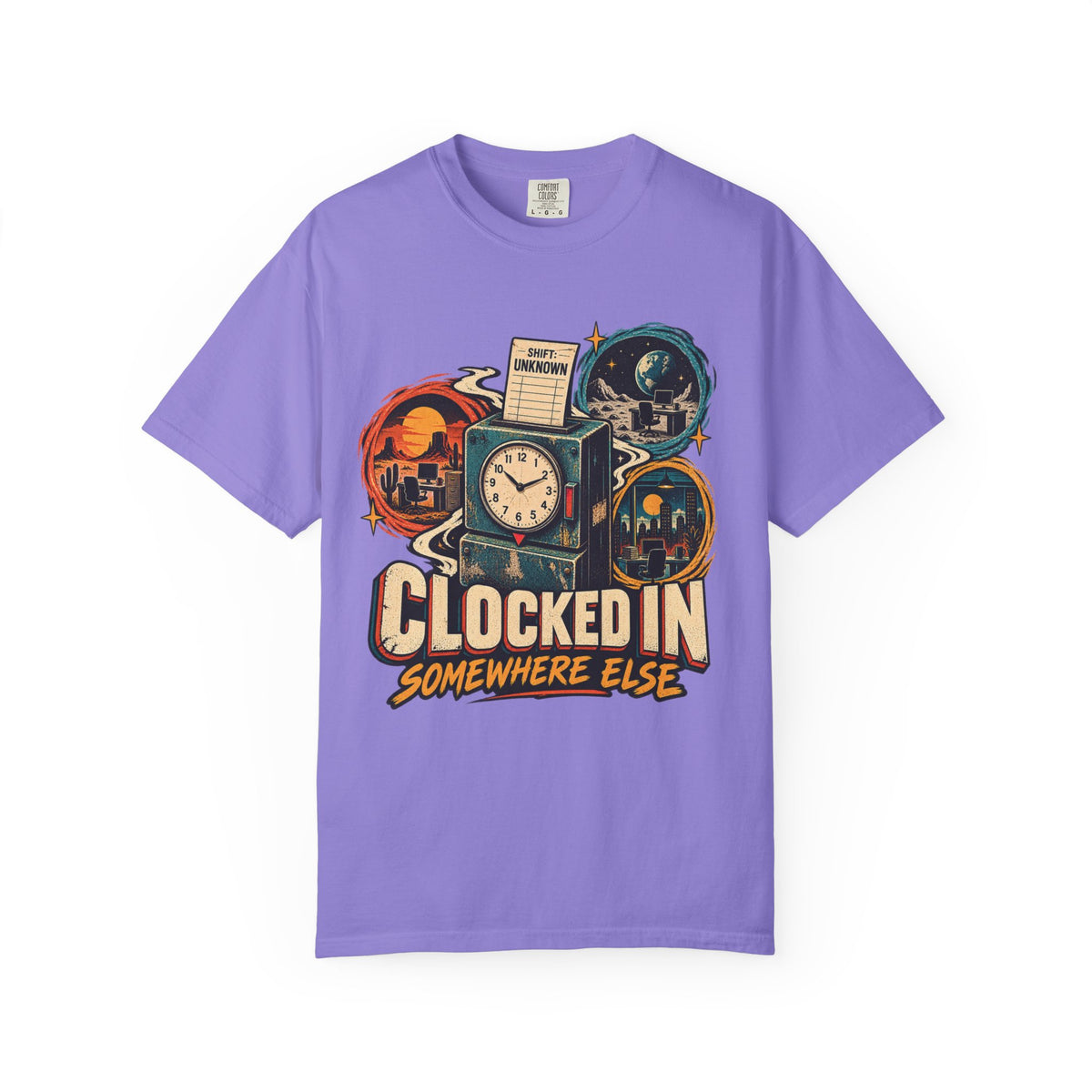clocked in somewhere else  T-Shirt