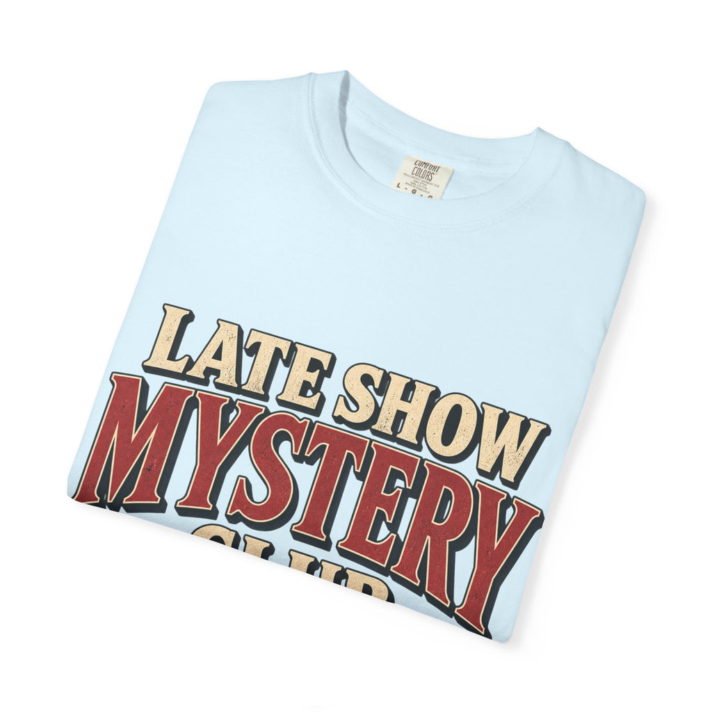 Mystery Club T-Shirt — "Late Show" Vintage Detective Graphic