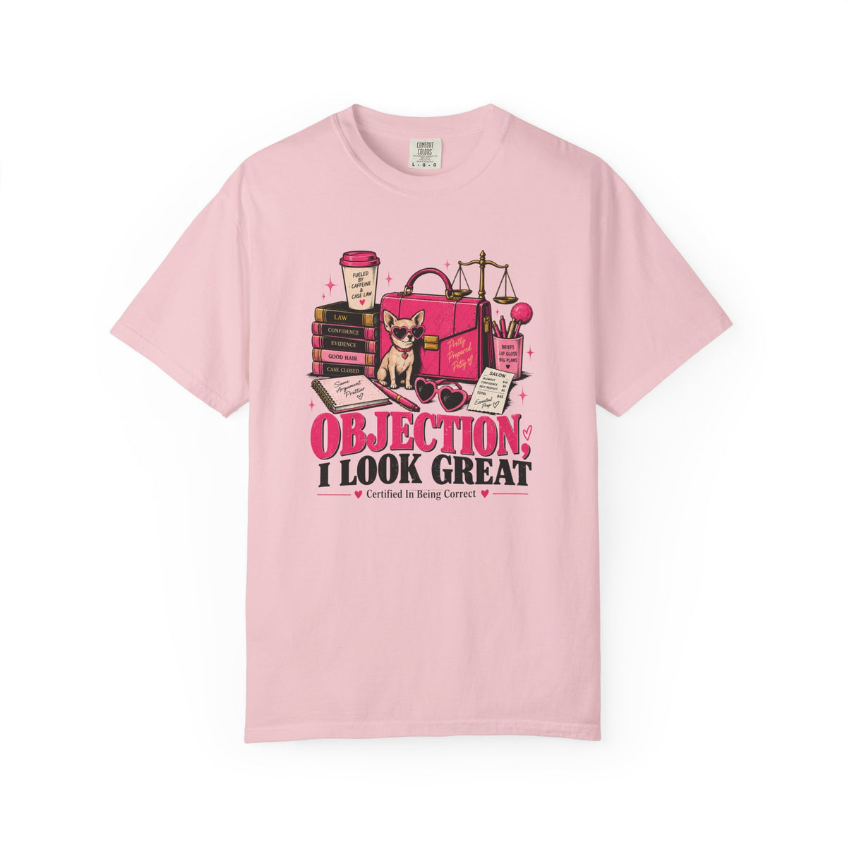T-Shirt — "Objection, I Look Great" Legal Humor Tee