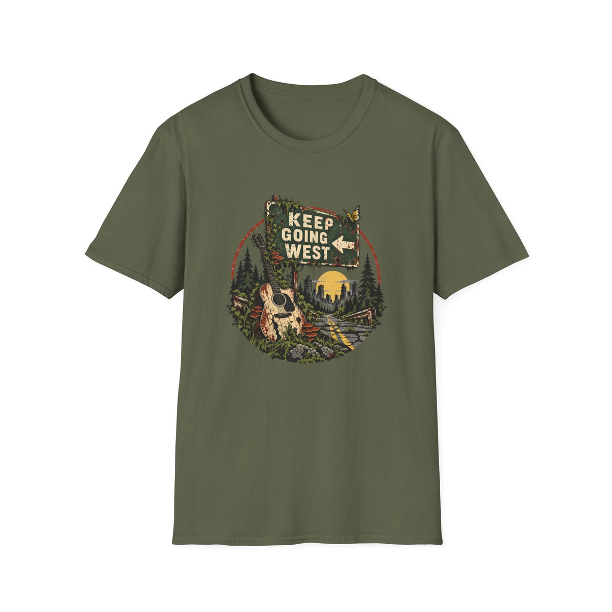 Keep Going West  T‑Shirt