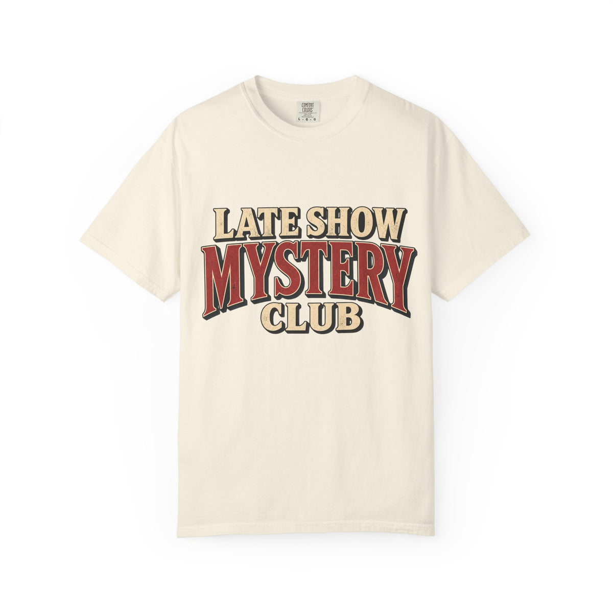 Mystery Club T-Shirt — "Late Show" Vintage Detective Graphic