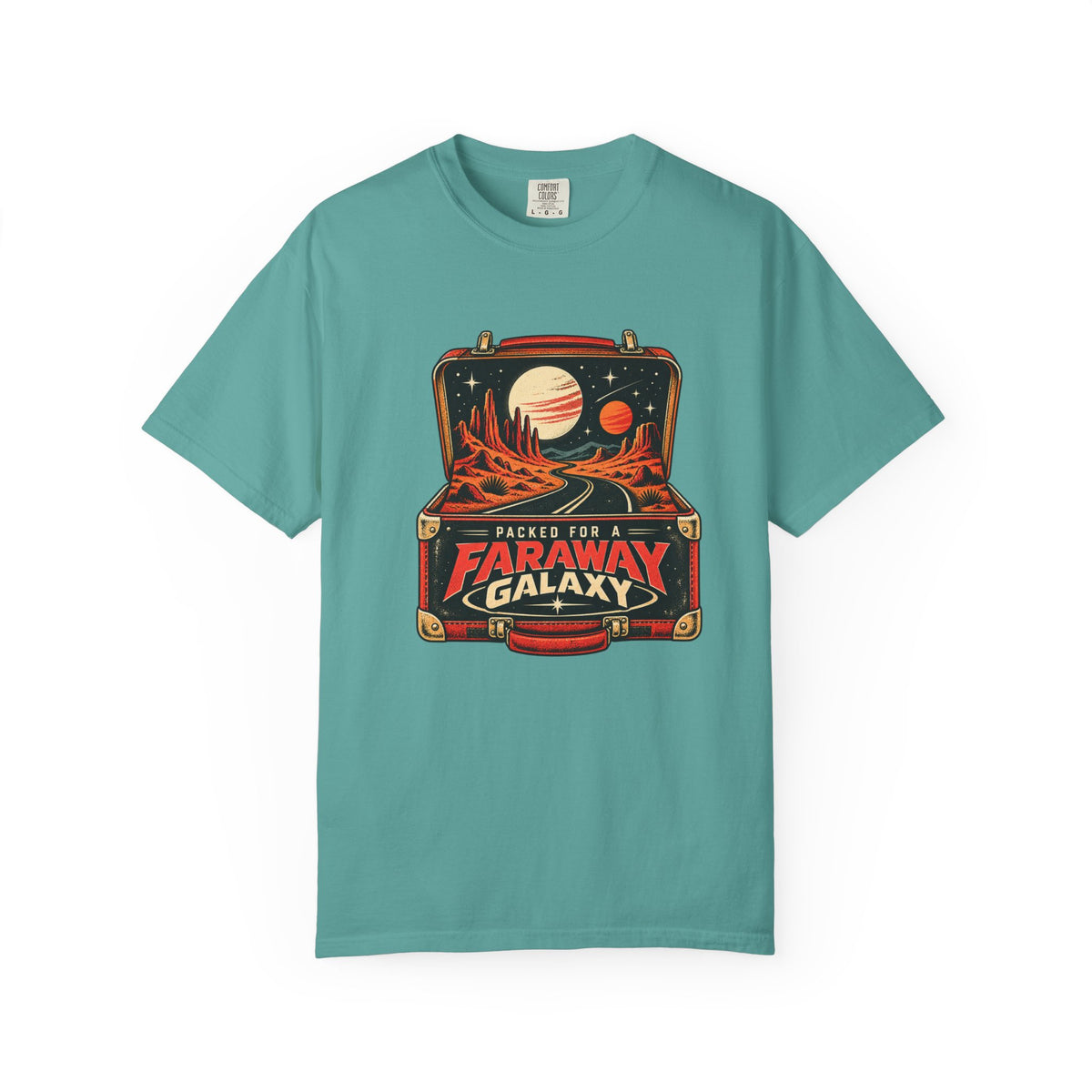 Faraway Galaxy T-Shirt — Vintage Space Travel Graphic Tee